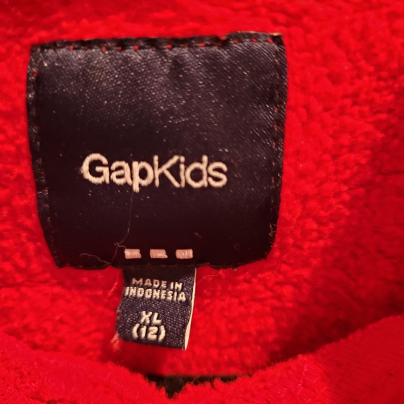 GAP Kids Red Hoodie Sz XL 12 - Picture 3 of 7